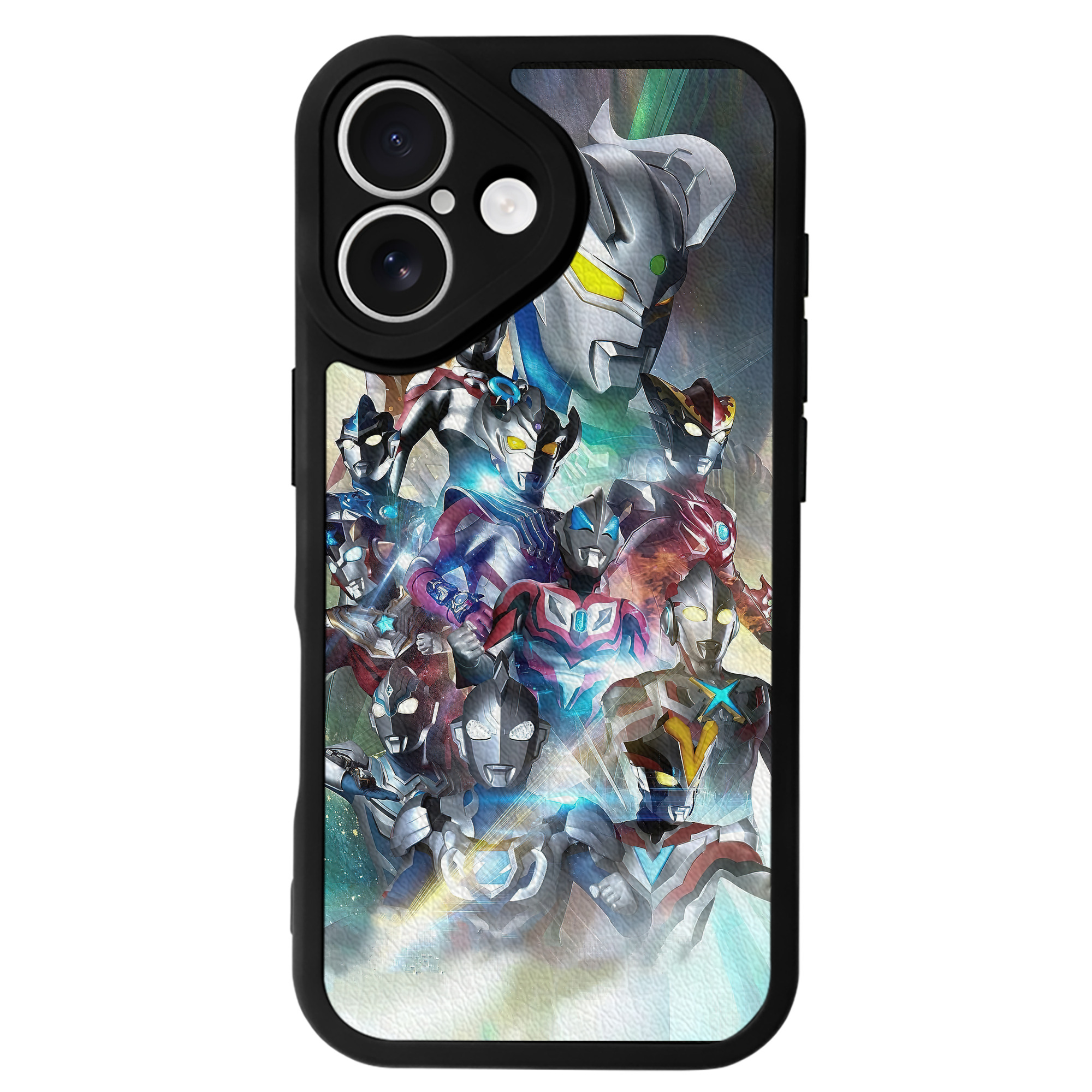 （画像用） ウルトラマン Ultraman 【iPhone 16シリーズ対応】シリコンスマホケース（レザー調） 材質：シリコン
